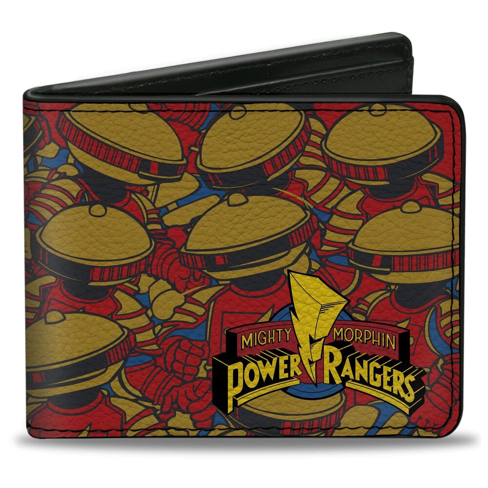 9416 Power Rangers Wallet Bifold MMPR Power Rangers Alpha 5 Pose Stacked